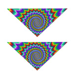 Psychedelic Spiral Optical Illusion Dog Bandana