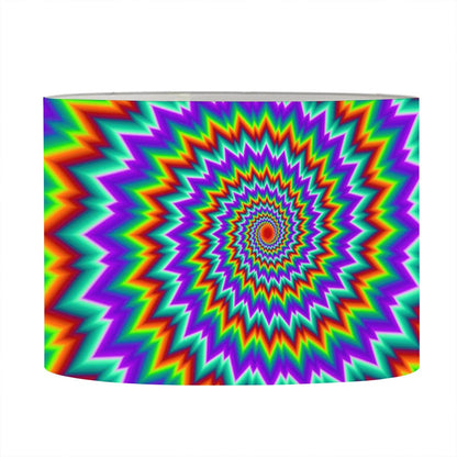 Psychedelic Spiral Optical Illusion Drum Lamp Shade
