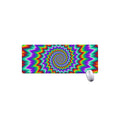Psychedelic Spiral Optical Illusion Extended Mouse Pad