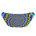 Psychedelic Spiral Optical Illusion Fanny Pack