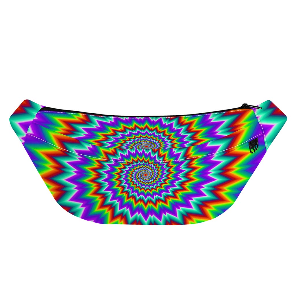 Psychedelic Spiral Optical Illusion Fanny Pack