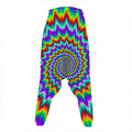 Psychedelic Spiral Optical Illusion Hammer Pants