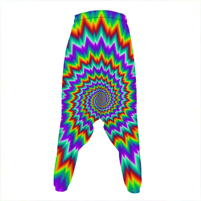 Psychedelic Spiral Optical Illusion Hammer Pants