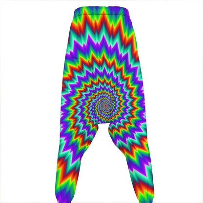 Psychedelic Spiral Optical Illusion Hammer Pants