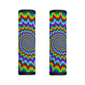 Psychedelic Spiral Optical Illusion Handle Covers
