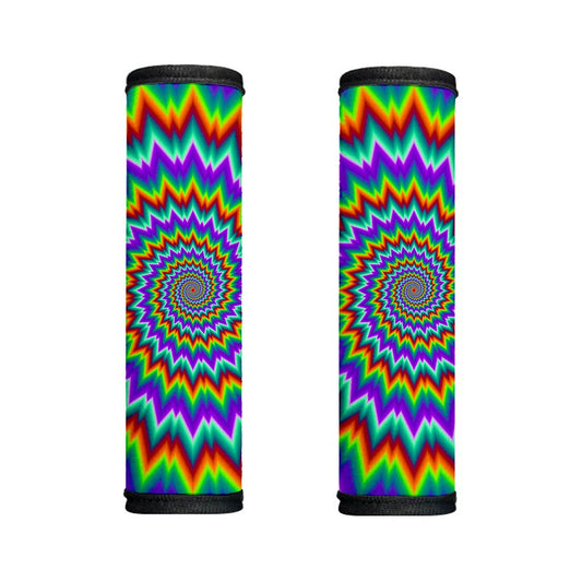 Psychedelic Spiral Optical Illusion Handle Covers