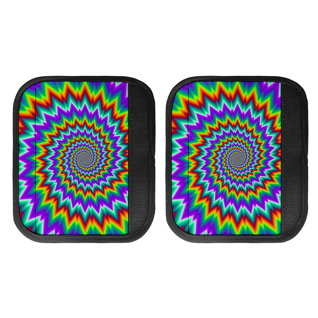 Psychedelic Spiral Optical Illusion Handle Covers