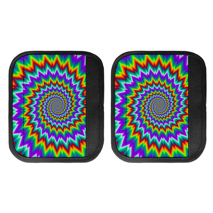 Psychedelic Spiral Optical Illusion Handle Covers