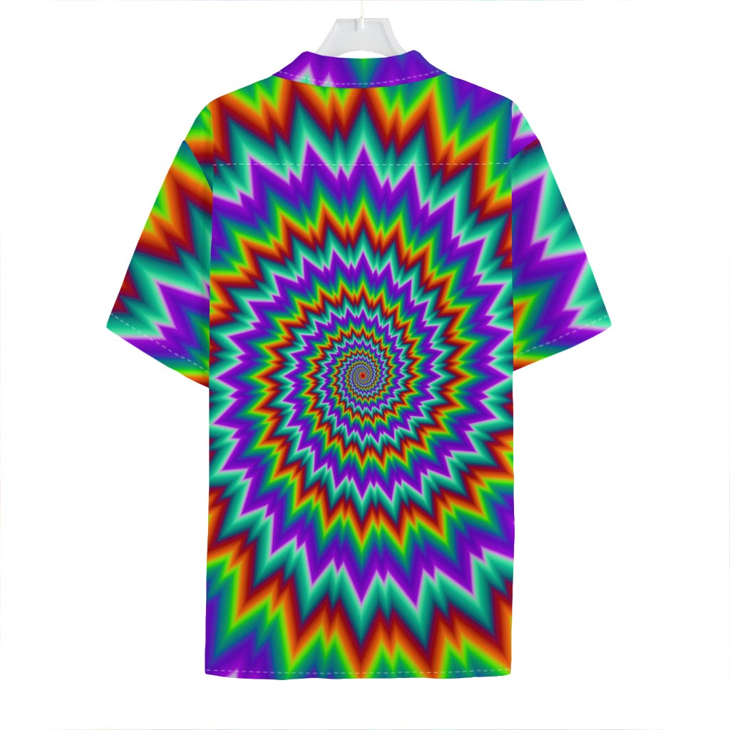 Psychedelic Spiral Optical Illusion Hawaiian Shirt