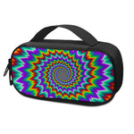 Psychedelic Spiral Optical Illusion Insulin Cooler Travel Case
