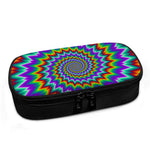Psychedelic Spiral Optical Illusion Insulin Cooler Travel Case