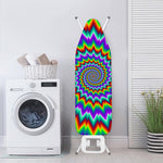 Psychedelic Spiral Optical Illusion Ironing Board Cover