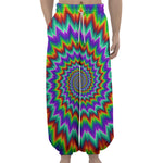 Psychedelic Spiral Optical Illusion Lantern Pants