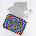 Psychedelic Spiral Optical Illusion Laptop Sleeve