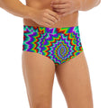 Psychedelic Spiral Optical Illusion Men's Briefs