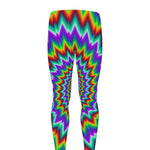 Psychedelic Spiral Optical Illusion Men's leggings