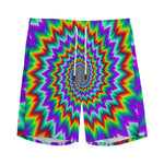 Psychedelic Spiral Optical Illusion Men's Sports Shorts