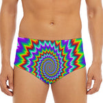 Psychedelic Spiral Optical Illusion Men's Triangle Swim Briefs