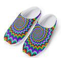 Psychedelic Spiral Optical Illusion Mesh Casual Shoes