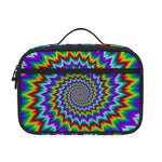 Psychedelic Spiral Optical Illusion Portable Lunch Bag