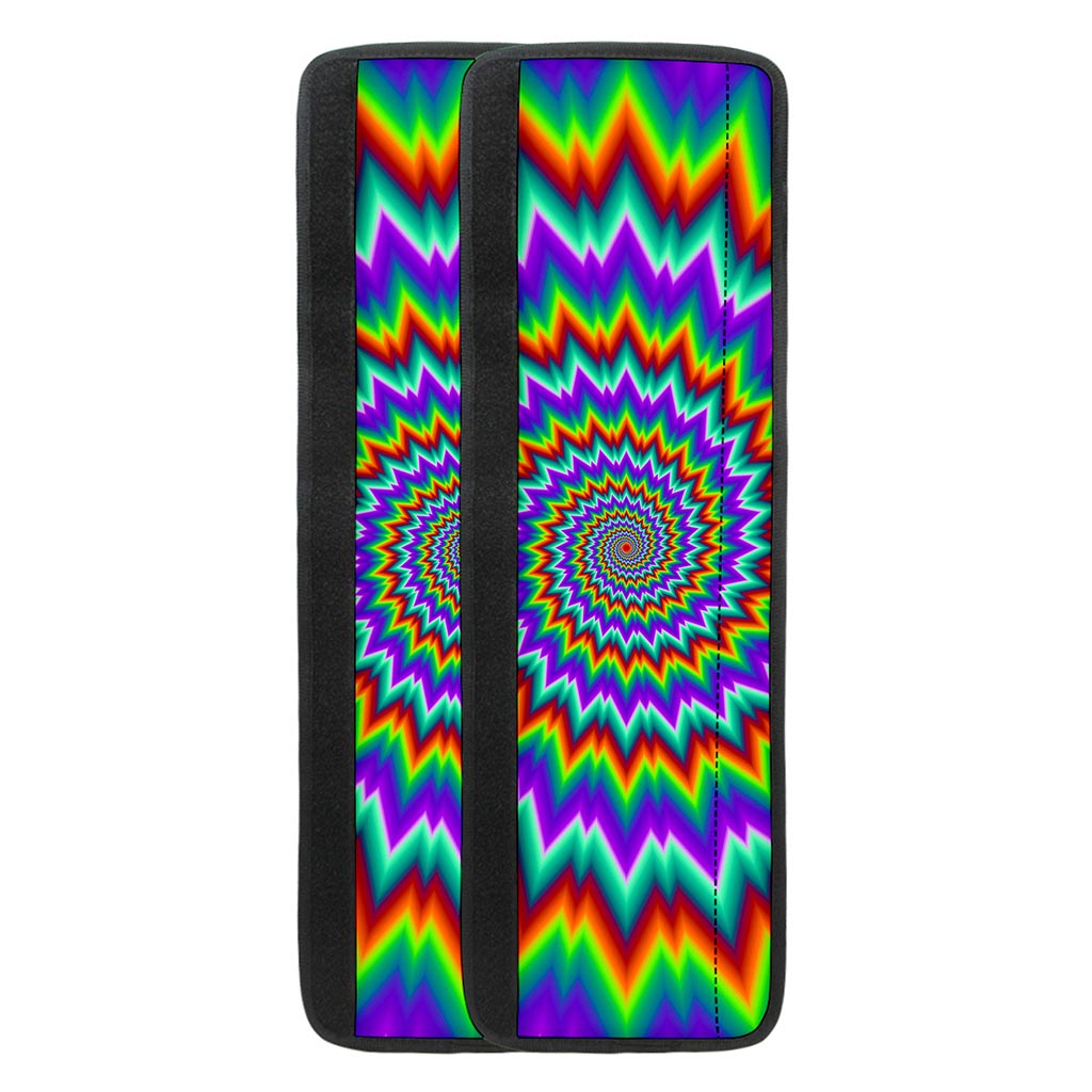 Psychedelic Spiral Optical Illusion Refrigerator Handle Covers