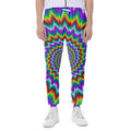 Psychedelic Spiral Optical Illusion Joggers
