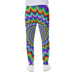 Psychedelic Spiral Optical Illusion Scuba Joggers