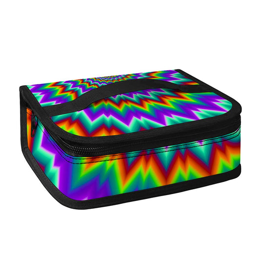 Psychedelic Spiral Optical Illusion Small Lunch Bag