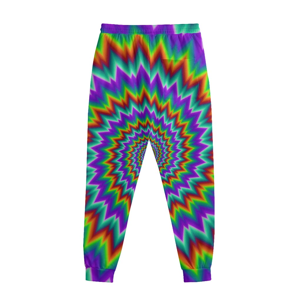 Psychedelic Spiral Optical Illusion Sweatpants