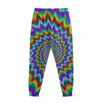 Psychedelic Spiral Optical Illusion Sweatpants