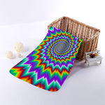 Psychedelic Spiral Optical Illusion Towel