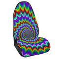 Psychedelic Spiral Optical Illusion Waterproof Car Seat Cover