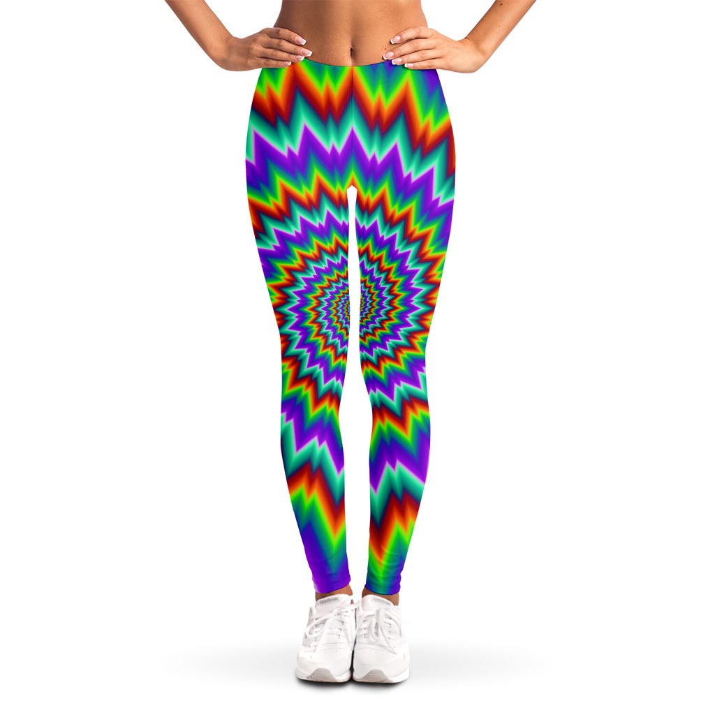 Psychedelic Spiral Optical Illusion Women's Leggings