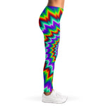 Psychedelic Spiral Optical Illusion Women's Leggings