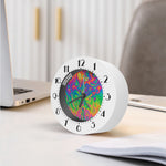 Psychedelic Surface Print Alarm Clock