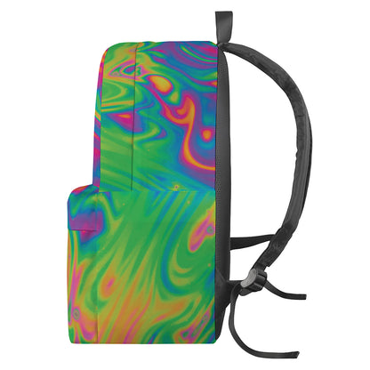 Psychedelic Surface Print Backpack