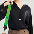 Psychedelic Surface Print Bag Strap