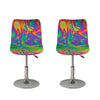 Psychedelic Surface Print Bar Stool Covers