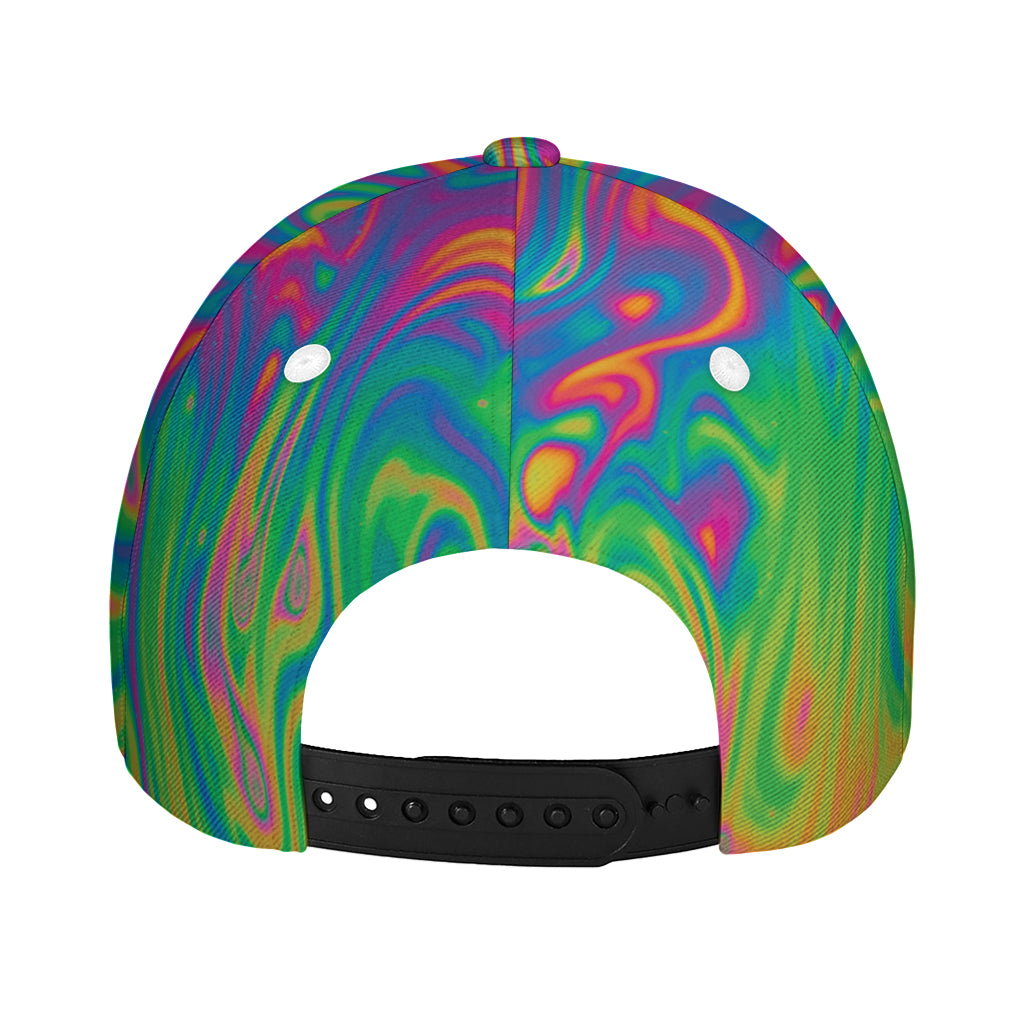 Psychedelic Surface Print Baseball Cap