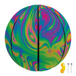 Psychedelic Surface Print Basketball