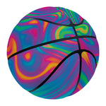 Psychedelic Surface Print Basketball