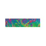 Psychedelic Surface Print Bed Runner