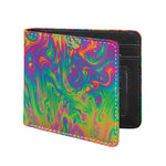 Psychedelic Surface Print Bifold Wallet