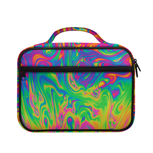 Psychedelic Surface Print Briefcase Bible Bag