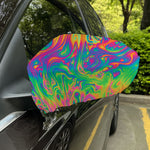 Psychedelic Surface Print Car Side Mirror Covers