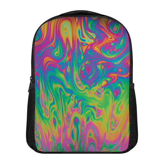 Psychedelic Surface Print Casual Backpack