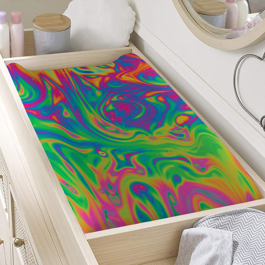 Psychedelic Surface Print Changing Pad Cover