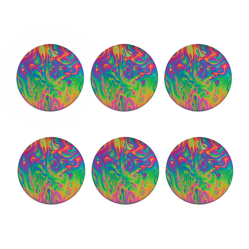 Psychedelic Surface Print Coaster Set