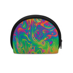 Psychedelic Surface Print Coin Purse