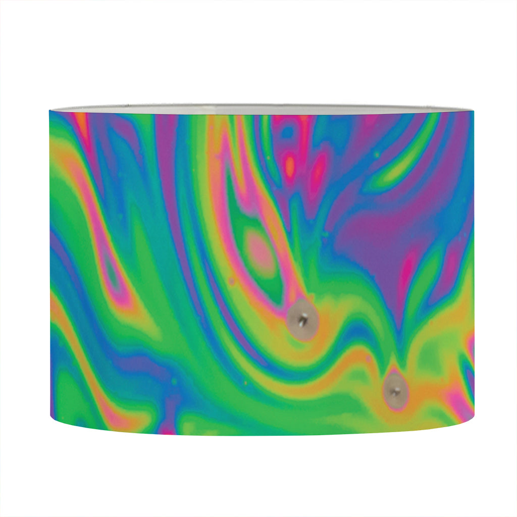 Psychedelic Surface Print Drum Lamp Shade